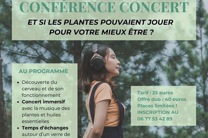 Samedi 20 juin : CONFERENCE CONCERT